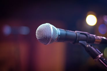 a dynamic microphone